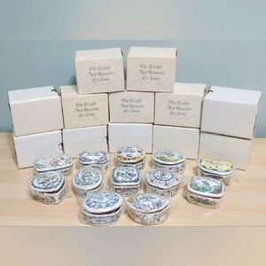 Franklin Mint Ceramic Music Box Set